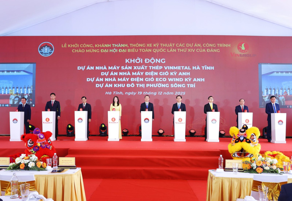 Hà Tĩnh: Khởi động 4 dự án lớn của Tập đoàn Vingroup tại KCN Vũng Áng